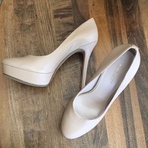 Nine West - Nude Platform Pumps - Size 6